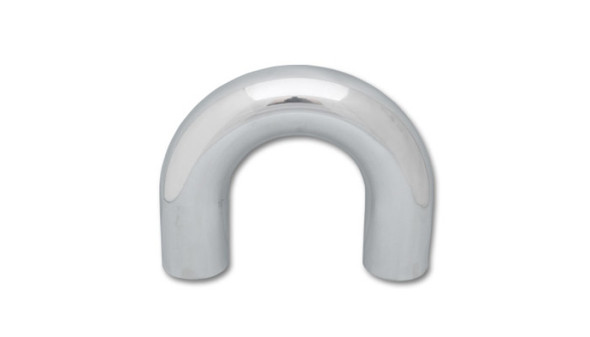 Vibrant 3.5in O.D. Universal Aluminum Tubing (180 degree Bend) - Polished 2870