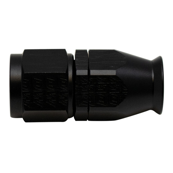 DeatschWerks 8AN Female Swivel Straight Hose End PTFE (Incl 1 Olive Insert) - Anodized Matte Black 6-02-0854-B