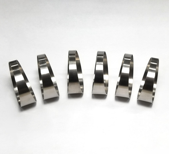 Stainless Bros 2.50in x 1D/2.50in CLR Tight Radius 16 Gauge Pie Cut - 6pk 609-06302-0016
