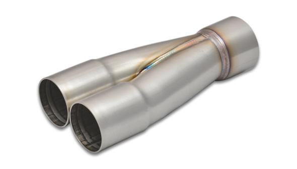 Vibrant 2-1 SS Merge Collectors (1-3/4in Inlet Slipover ID 2in Outlet OD) - Sold Individually 10352