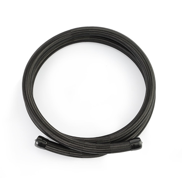 Mishimoto 6Ft Stainless Steel Braided Hose w/ -4AN Fittings - Black MMSBH-0472-CB