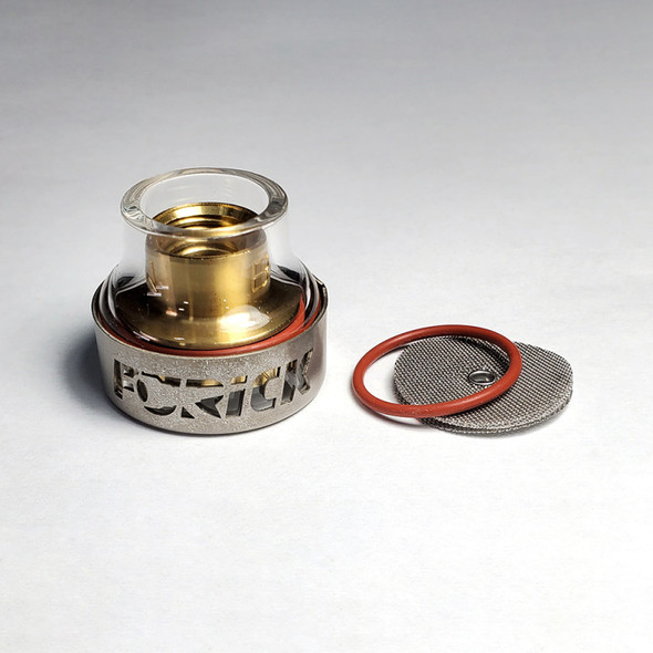 Ticon Industries Furick Cup BBW Number 16 Pyrex Cup Kit Titanium Cover 901-01012-1621