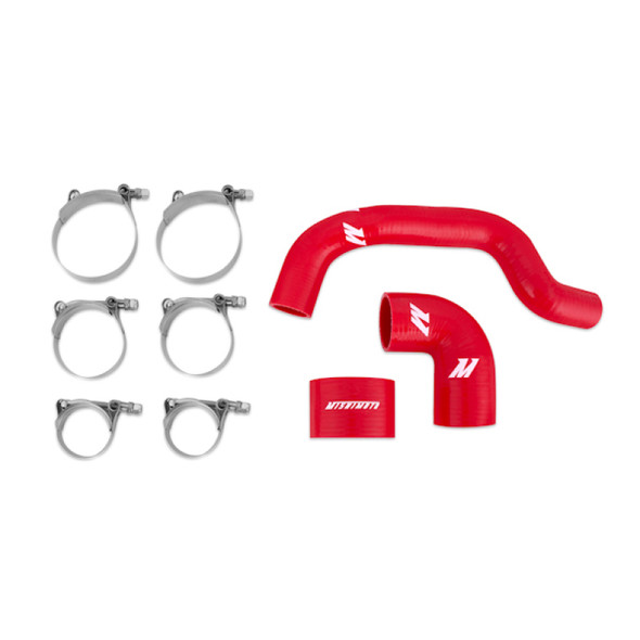 Mishimoto 04-07 Subaru WRX STI (STI only) USDM Red Silicone Intercooler Hoses MMHOSE-SUB-INT4RD