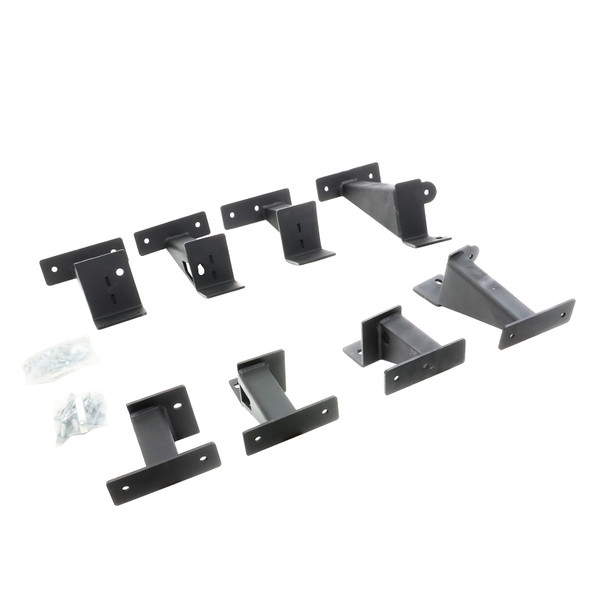 Go Rhino 2020+ Jeep Gladiator JT 4DR Crew Cab Dominator Xtreme Frame Slider Mounting Brackets Only FSD4516TK