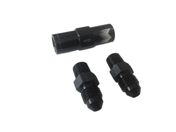 Snow Performance High Flow 4AN Water Check Valve Fittings (For 4AN SS Braided Line Kit) SNO-8CV-BRD