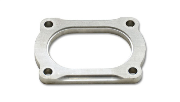 Vibrant T304 SS 4 Bolt Flange for 3.5in O.D. Oval tubing 13176S