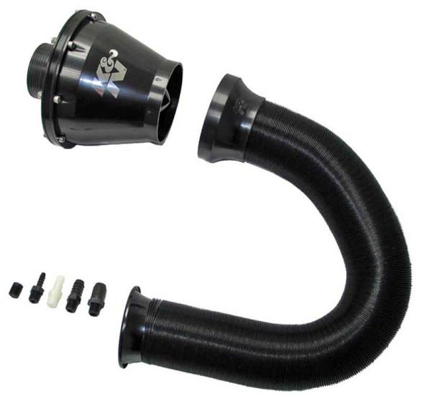 K&N Universal Apollo Black Cold Air Intake - 70mm OD FLG PP RC-5052AB