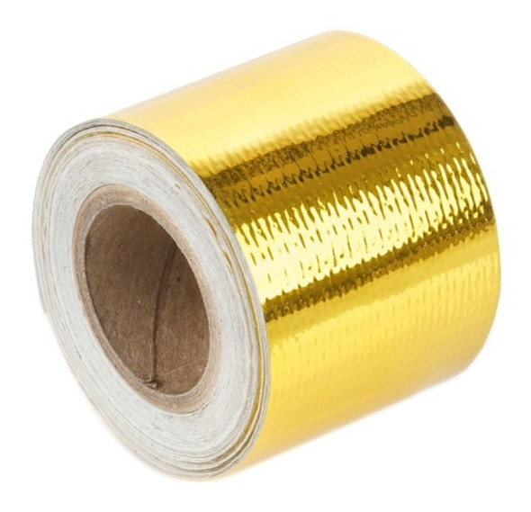 Torque Solution Gold Reflective Heat Tape Universal 2inx30ft TS-GT-2x30