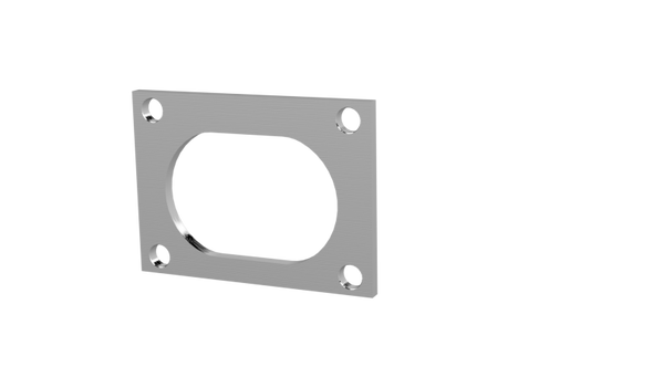 QTP Low Profile Weld-On QTEC Low Profile 4 Bolt Flange 10338F