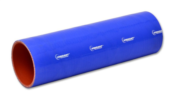 Vibrant 4 Ply Reinforced Silicone Straight Hose Coupling - 2.75in I.D. x 12in long (BLUE) 27131B