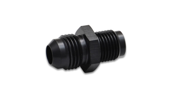 Vibrant Inverted Seat Adapter Fitting (-6AN x 11/16in-18) Aluminum - Black 16437