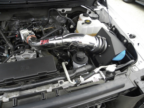 Injen 09-10 Ford F-150 2 valve V8 4.6L Wrinkle Black Power-Flow Air Intake System PF9027WB