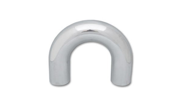Vibrant 2.75in O.D. Universal Aluminum Tubing (180 degree Bend) - Polished 2868
