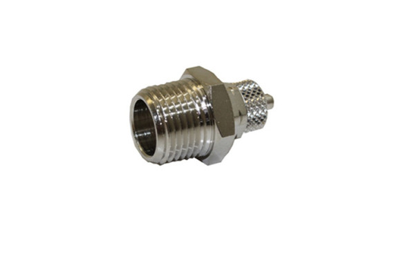 Snow Performance 3/8in NPT - 1/4 Quick Connect Straight Res Fitting SNO-82081R