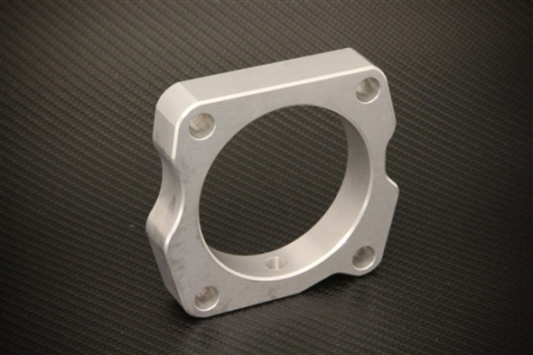 Torque Solution Throttle Body Spacer (Silver): Acura TL 2004-2007 TS-TBS-003-1