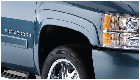 Bushwacker 07-14 Chevy Silverado 2500 HD OE Style Flares 2pc - Black 40079-02