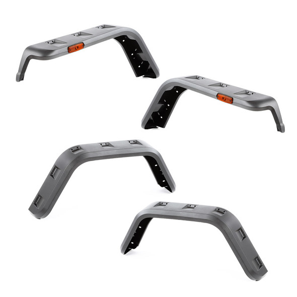 Rugged Ridge Hurricane Fender Flare Kit 97-06 Jeep Wrangler TJ 11640.3