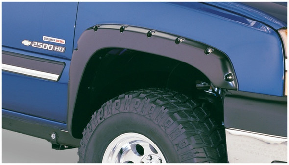 Bushwacker 07-07 Chevy Silverado 1500 Classic Fleetside Pocket Style Flares 2pc - Black 40059-02