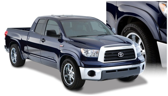 Bushwacker 07-13 Toyota Tundra Fleetside OE Style Flares 4pc 66.7/78.7/97.6in Bed - Black 30910-02