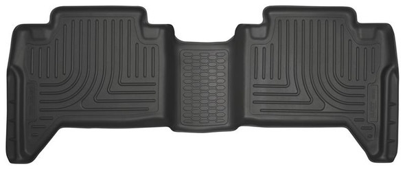 Husky Liners 2016 Toyota Tacoma Crew Cab WeatherBeater 2nd Row Black Floor Liners 14951