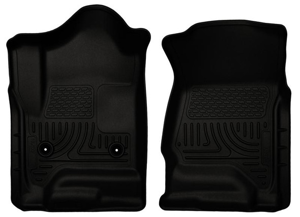Husky Liners 14 Chevrolet Silverado/GMC Sierra 1500 Weatherbeater Black Front Floor Liners 18241