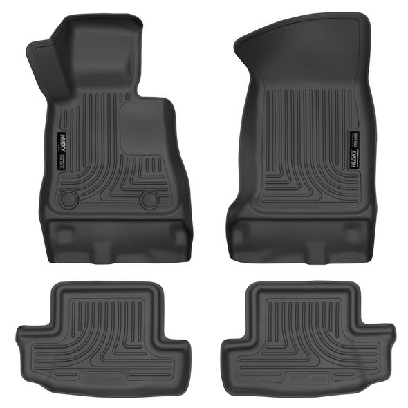 Husky Liners 16-17 Chevy Camaro WeatherBeater Front and Second Row Black Floor Liners 99121