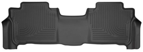 Husky Liners 13-16 Lexus LX570 / 13-16 Toyota Land Cruiser WeatherBeater 2nd Row Black Floor Liners 14091