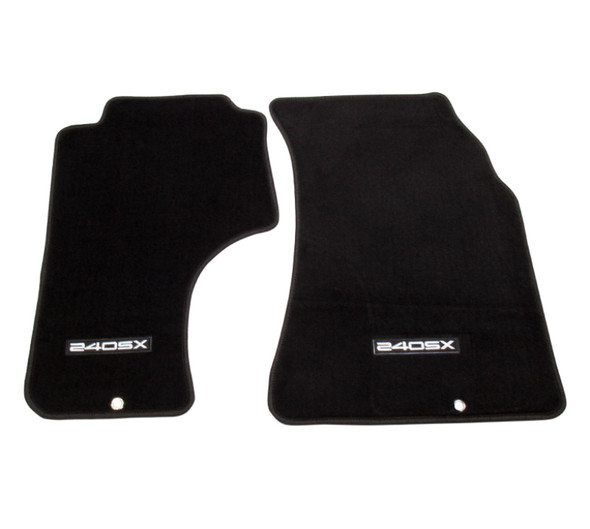 NRG Floor Mats - 89-98 Nissan 240SX (240SX Logo) - 2pc. FMR-240