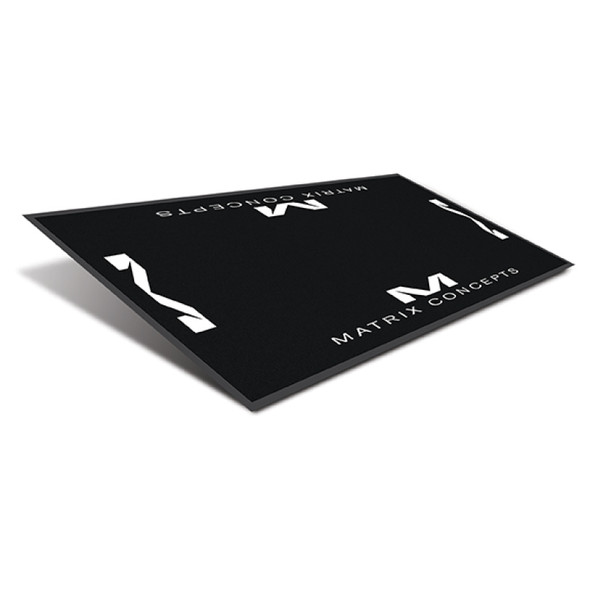 Matrix Concepts M20 Carpeted 2 Foot X 4 Foot Mat - Black/White M20-200