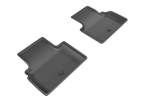 3D MAXpider 2014-2020 Infiniti Q50/Q60 Kagu 2nd Row Floormats - Black L1IN01721509