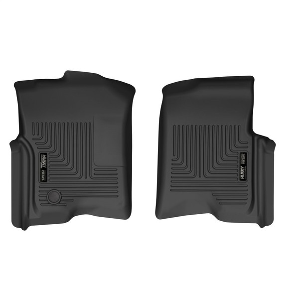 Husky Liners 04-08 Ford F-150 SuperCrew Cab X-act Contour Front Floor Liner (Black) 55901