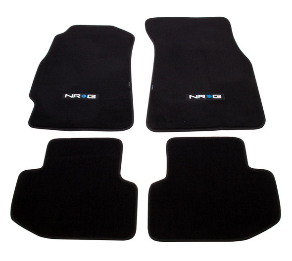NRG Floor Mats - 94-01 Acura Integra (NRG Logo) - 4pc. FMR-210NRG