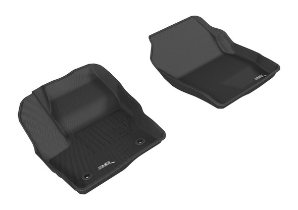 3D MAXpider 2015-2019 Ford Escape Kagu 1st Row Floormat - Black L1FR10611509