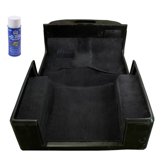 Rugged Ridge Deluxe Carpet Kit Adhesive Black 76-95 Jeep CJ / Jeep Wrangler M 13695.01