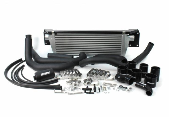 Perrin 02-07 WRX/STi FMIC Black Boost Tubes w/ Black Silicone PSP-ITR-400-2BK/BK