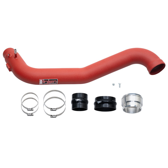 Injen 15-20 Ford F150 2.7L V6 (tt) Aluminum Intercooler Piping Kit - Wrinkle Red SES9014ICPCWR