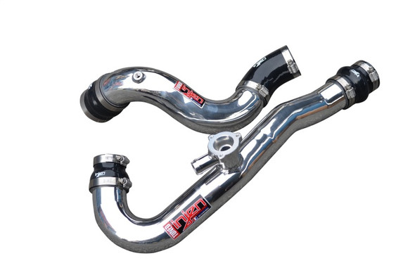 Injen 15-19 Ford Mustang 2.3L EcoBoost Aluminum Intercooler Piping Kit - Wrinkle Red SES9200ICPWR