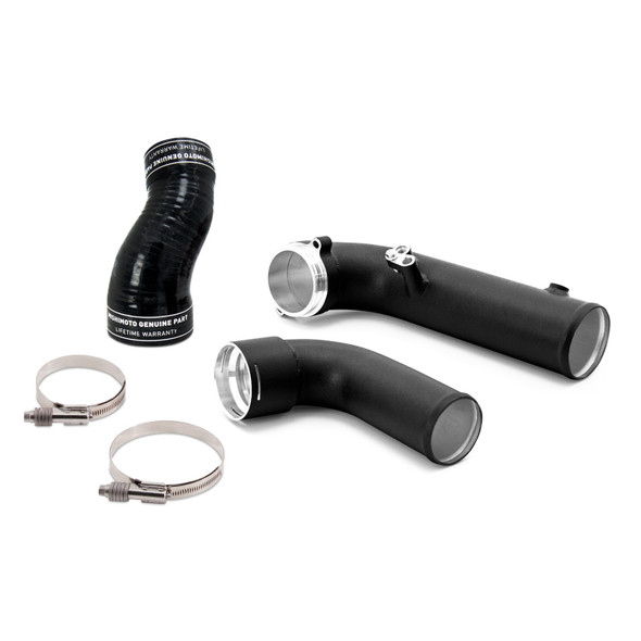 Mishimoto 2020+ Toyota Supra Charge Pipe Kit - Micro-Wrinkle Black MMICP-SUP-20BK