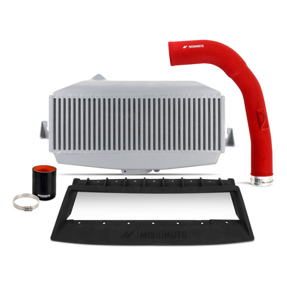 Mishimoto 22+ WRX TMIC Kit Silver Core Red Pipes MMTMIC-WRX-22KSLRD