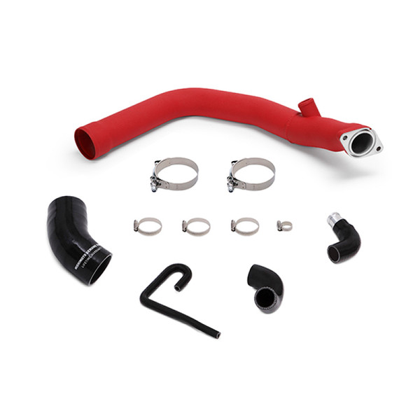 Mishimoto 2015 Subaru WRX Charge Pipe Kit - Wrinkle Red MMICP-WRX-15WRD