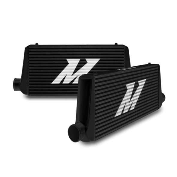 Mishimoto Universal Black S Line Intercooler Overall Size: 31x12x3 Core Size: 23x12x3 Inlet / Outlet MMINT-USB