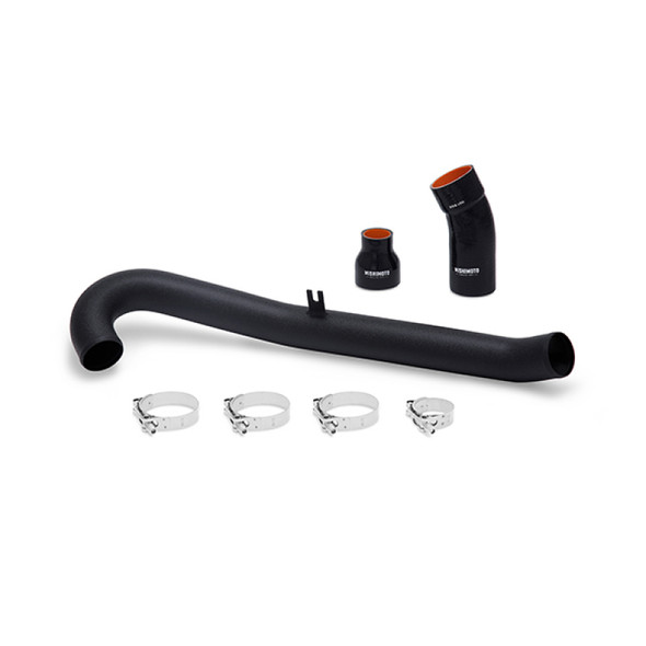 Mishimoto 2014+ Ford Fiesta ST Hot-Side Intercooler Pipe Kit - Wrinkle Black MMICP-FIST-14HWBK