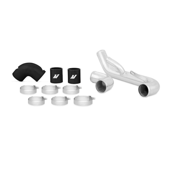 Mishimoto 08+ Mitsubishi Lancer Evolution X Black Lower Intercooler Pipe Kit MMICP-EVO-10LBK