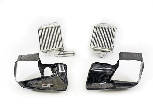 AWE Tuning Audi 2.7T Performance Intercooler Kit - w/Carbon Fiber Shrouds 4510-11040
