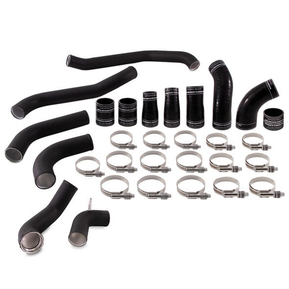 Mishimoto 2017+ Ford F150 3.5L EcoBoost Intercooler Pipe Kit - Wrinkle Black MMICP-F35T-17KWBK