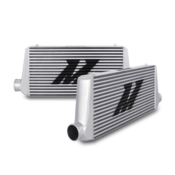 Mishimoto Universal Silver R Line Intercooler Overall Size: 31x12x4 Core Size: 24x12x4 Inlet / Outle MMINT-UR