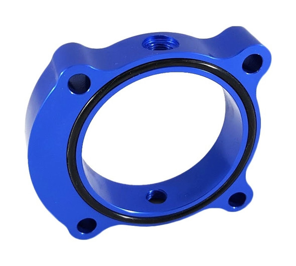 Torque Solution Throttle Body Spacer Kia Optima 2.0T  - Blue TS-TBS-029BU-1