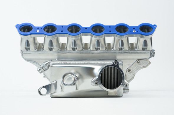 CSF BMW M2/M3/M4 S58 Comp &amp; Non-Comp (G8X) Charge-Air Cooler Manifold - Thermal Dispersion Black 8233B