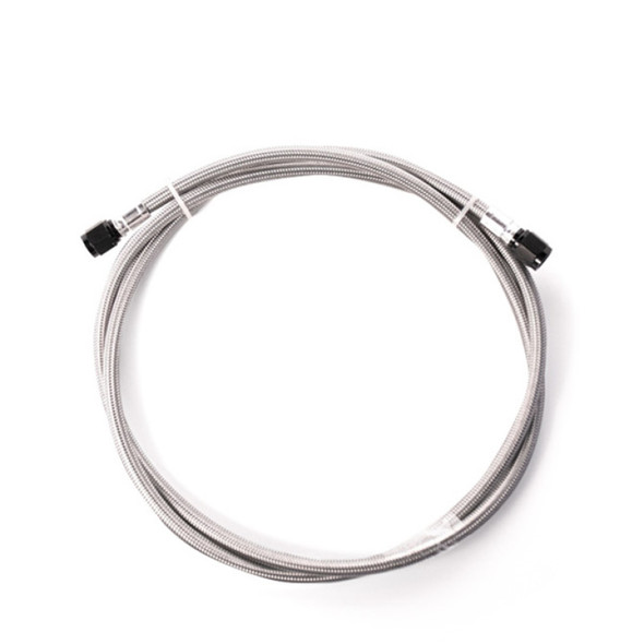 Snow Performance 2ft Stainless Steel Braided Line (Black) w/ 4AN Fittings SNO-801-BRD
