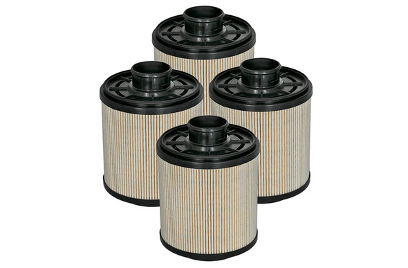 aFe Pro GUARD D2 Fuel Filter 11-17 Ford Diesel Trucks V8 6.7L (td) (4 Pack) 44-FF014E-MB